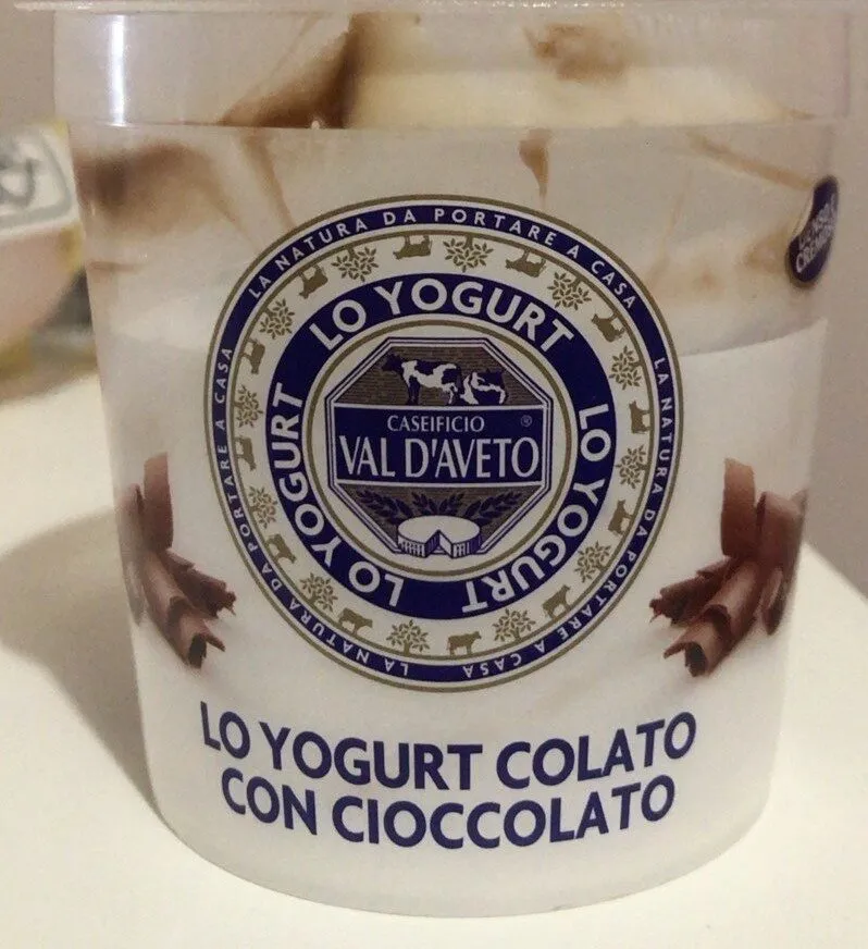 Yogurt colato con cioccolato