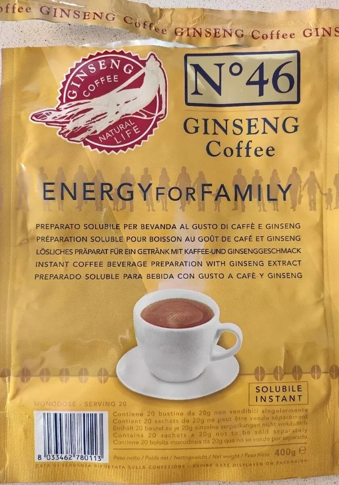 Ginseng coffee