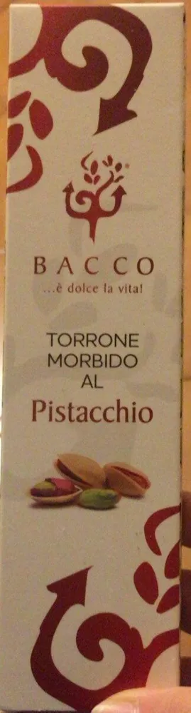 Bacco torrone morbido al pistacchio