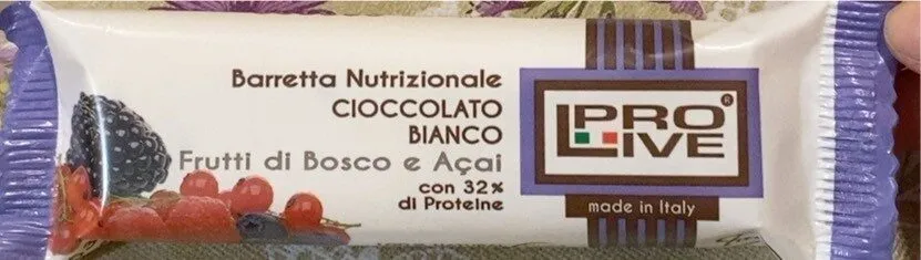 Prolive barretta nutrizionale
