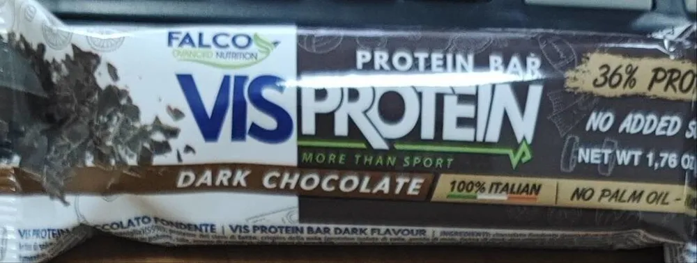 Protein bar vis protein dark chocolate