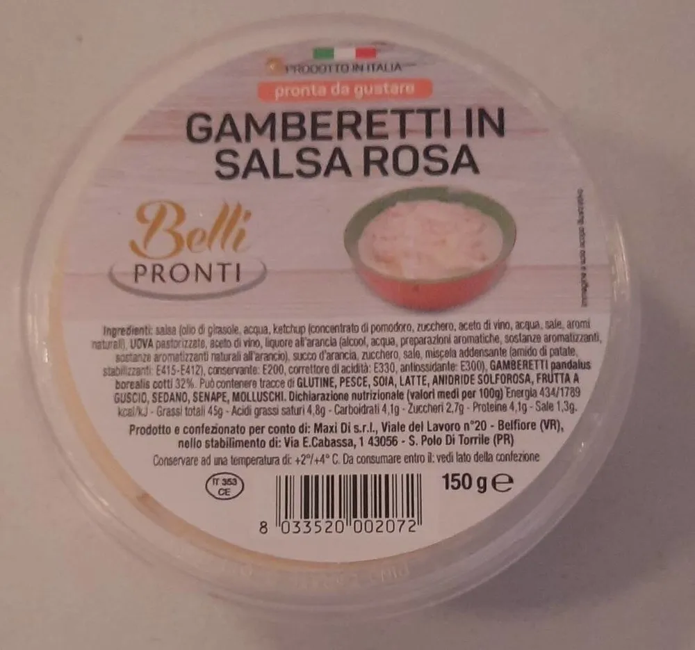 Gamberetti salsa rosa
