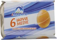 Uova medie allevate a terra