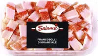 Salume francobolli di guanciale