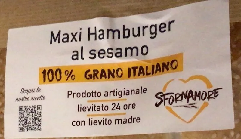 Maxi hamburgher al sesamo