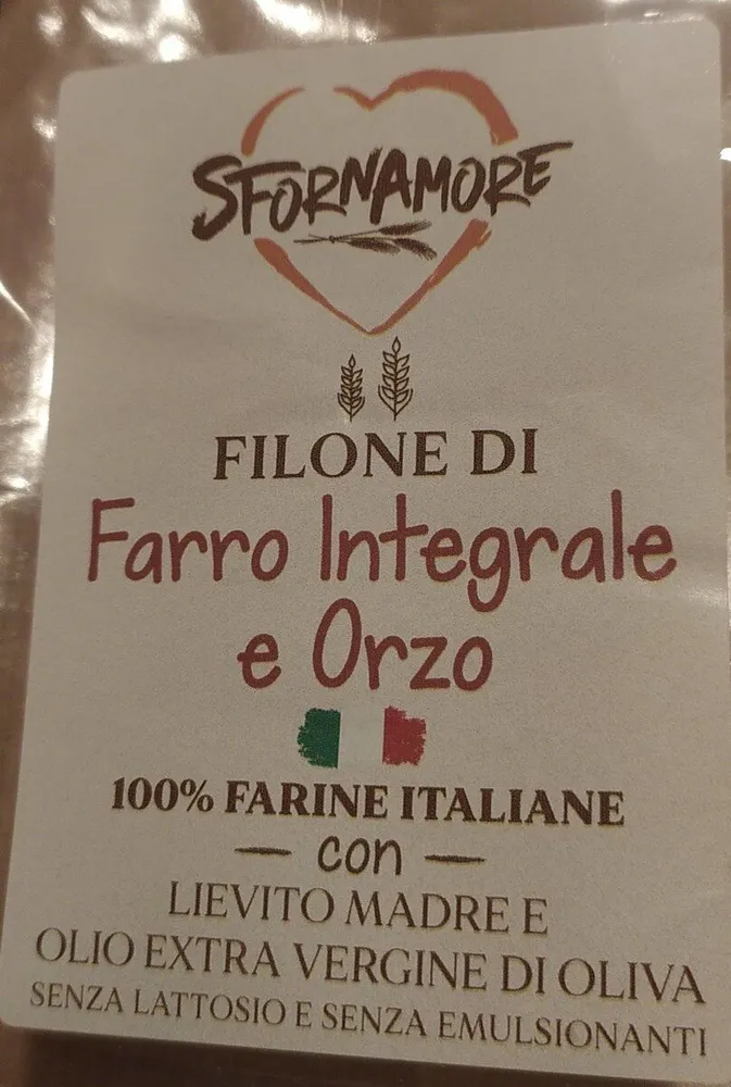 Filone di farro integrale e orzo