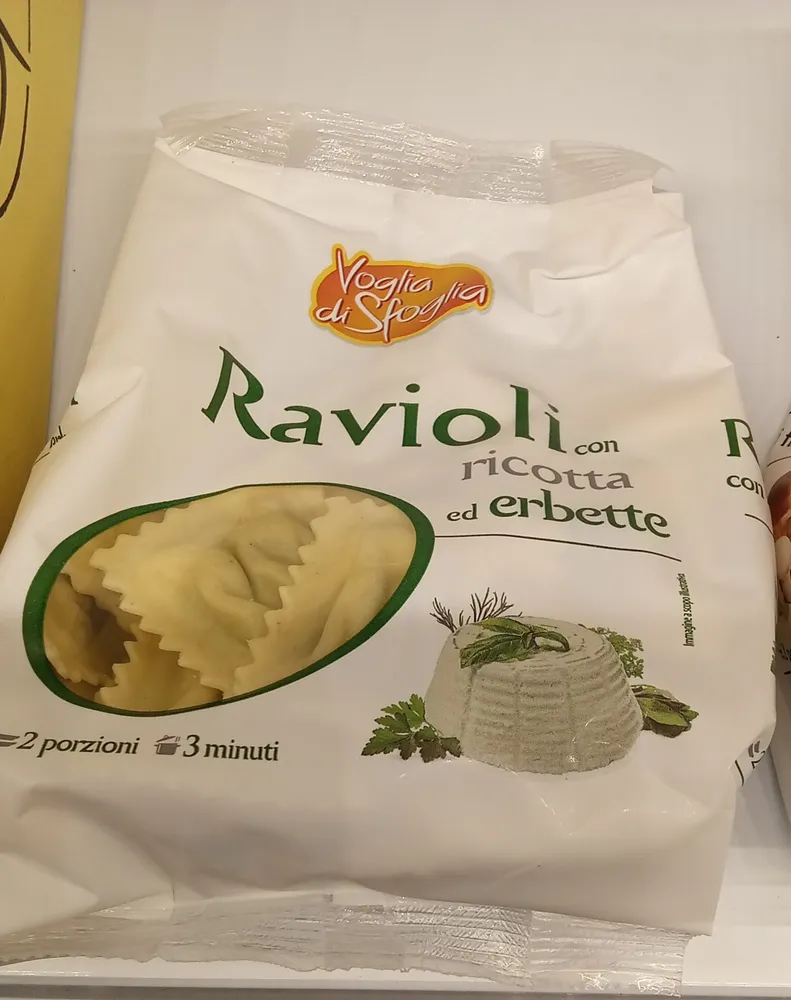 Ravioli con ricotta ed erbette