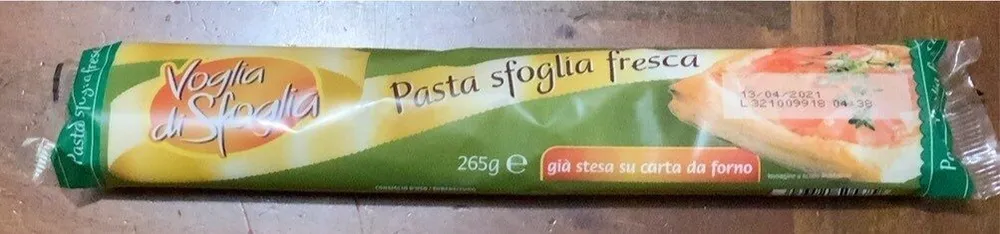 Pasta sfoglia fresca