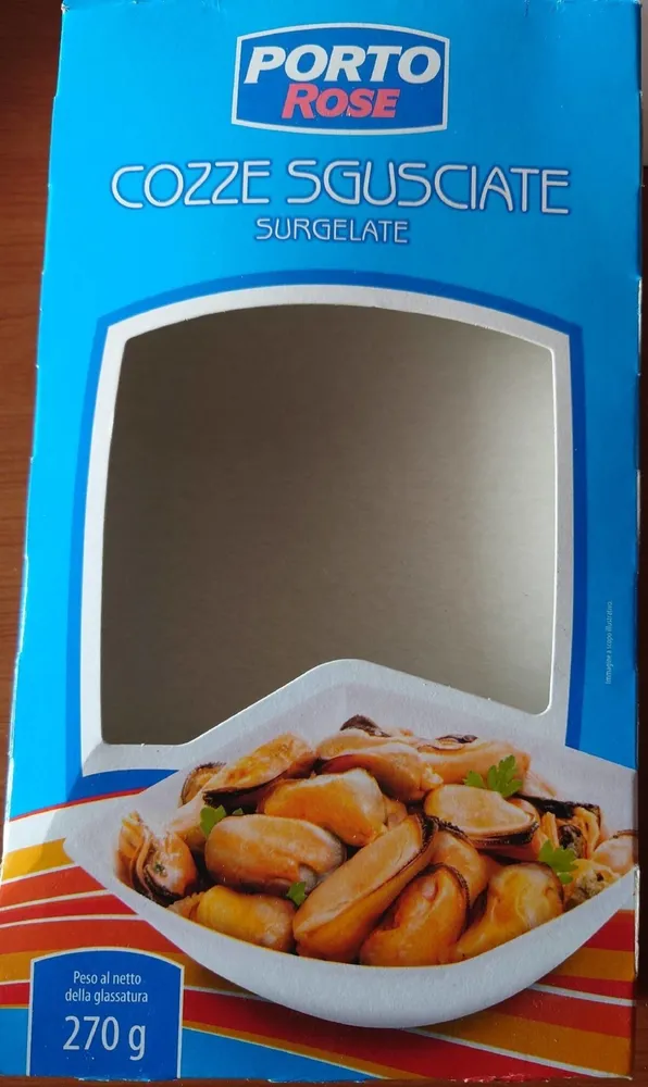 Cozze sgusciate surgelate