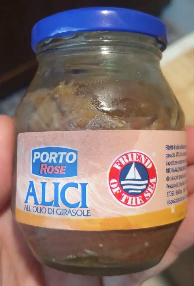 Filetti di ALICI all'olio di girasole