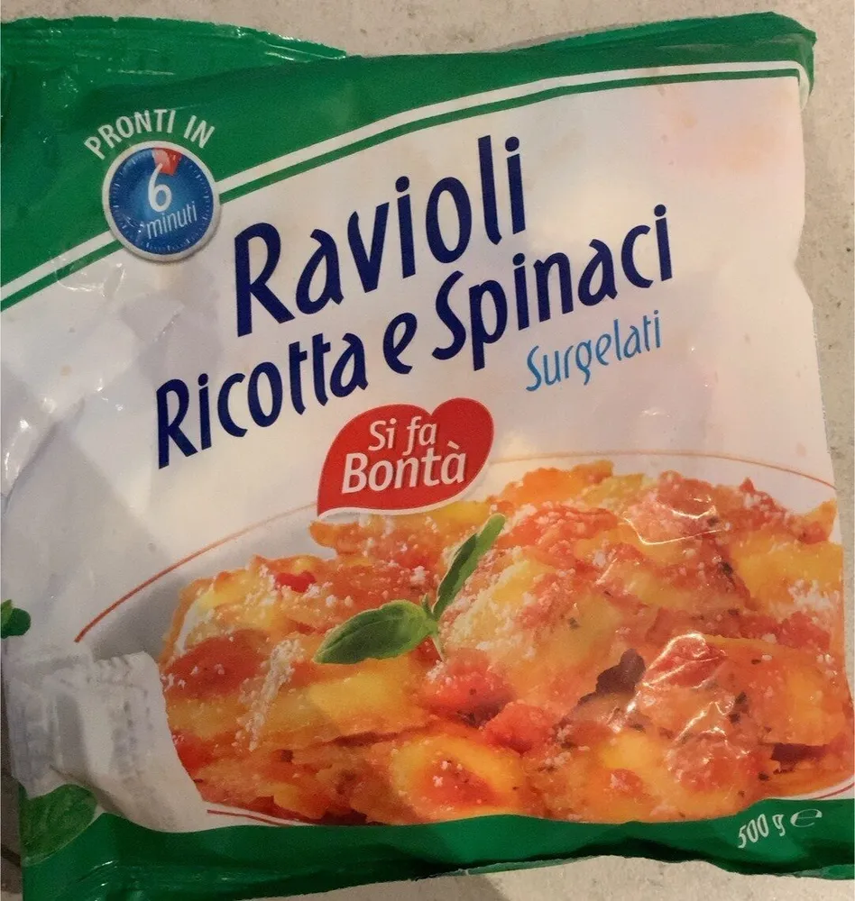 Ravioli Ricotta e Spinaci