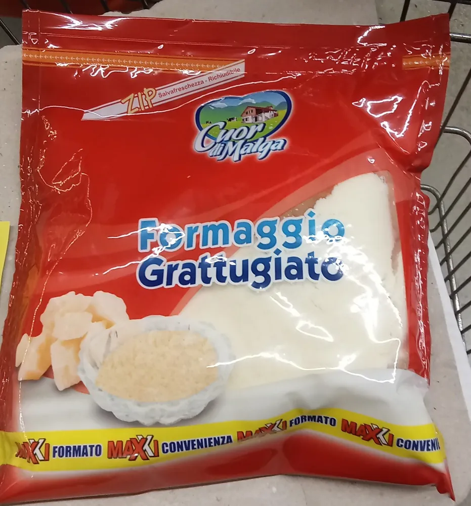 Formaggio grattugiato mix fresco