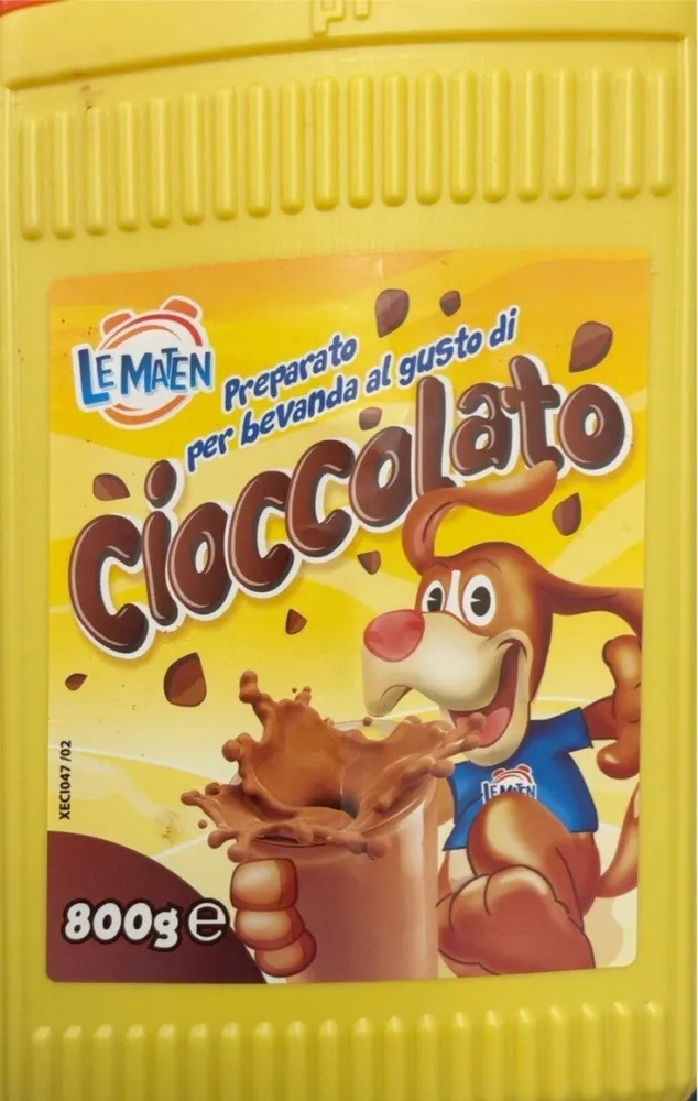 preparato al cioccolato
