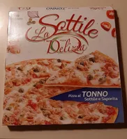 Pizza sottile al tonno