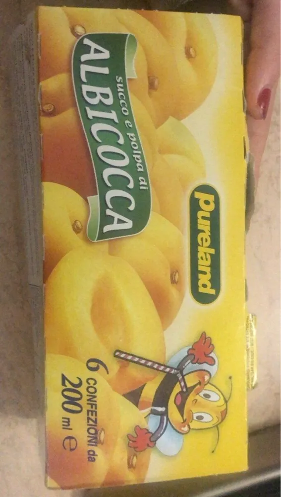 Succo e polpa di albicocca