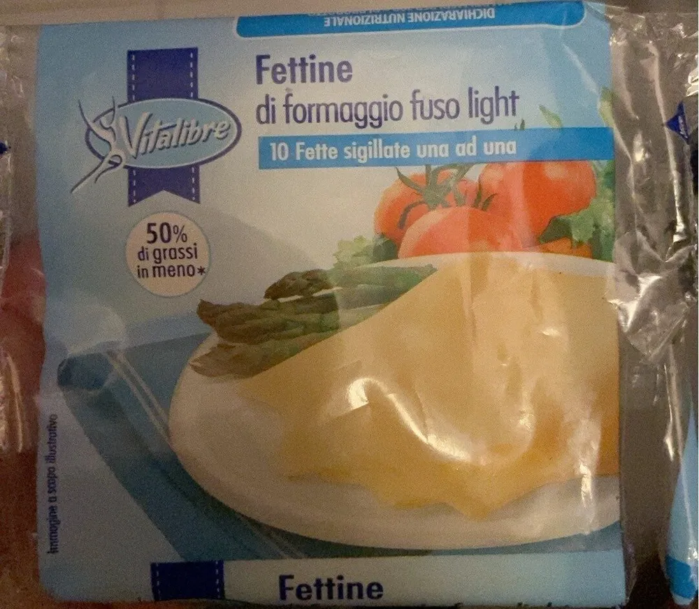 Fettine di formaggio fuso vitalibre