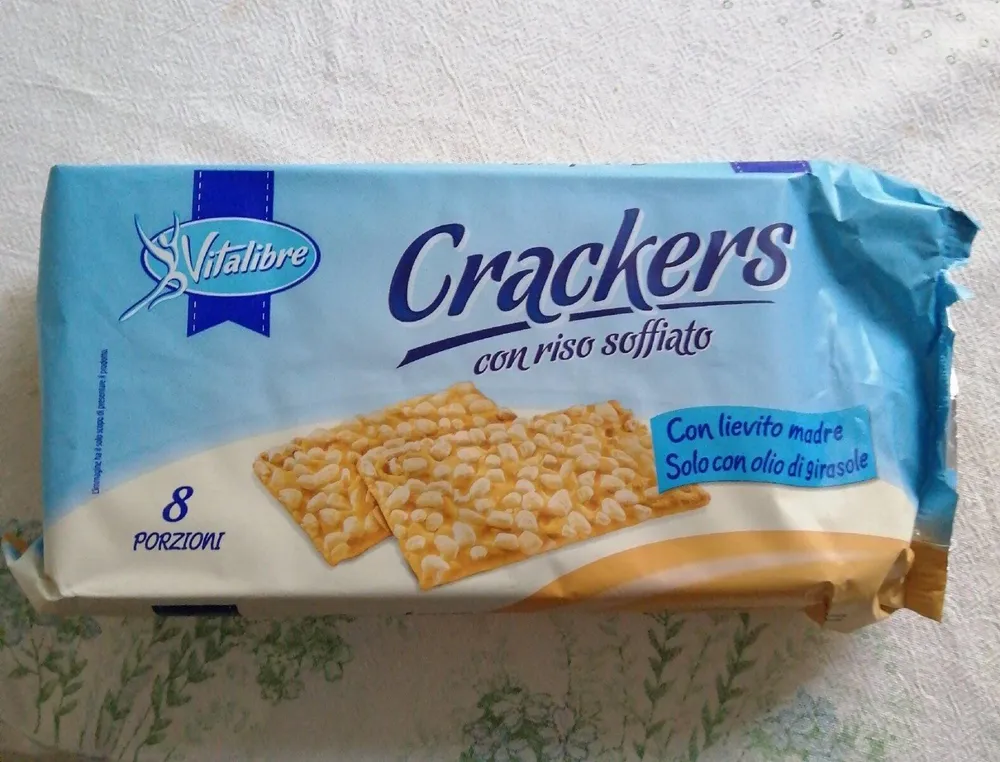 Crackers con riso soffiato