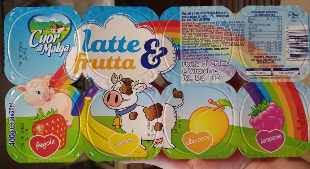 Latte & Frutta