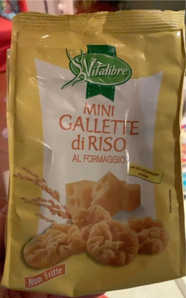 Mini gallette di riso al formaggio