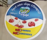 Yogurt intero alla ciliegia cremoso
