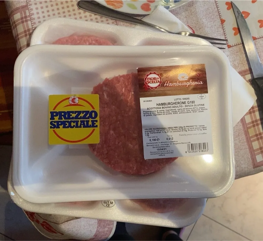 Hamburgherone di bovino