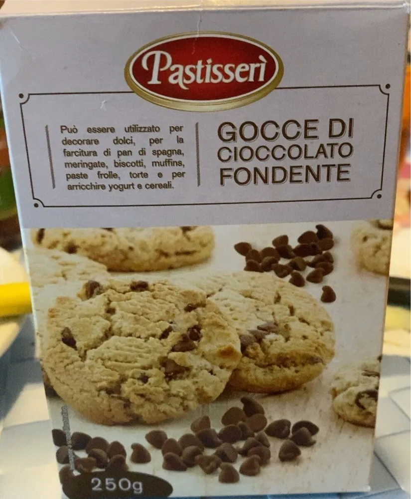 Gocce di cioccolato fondente