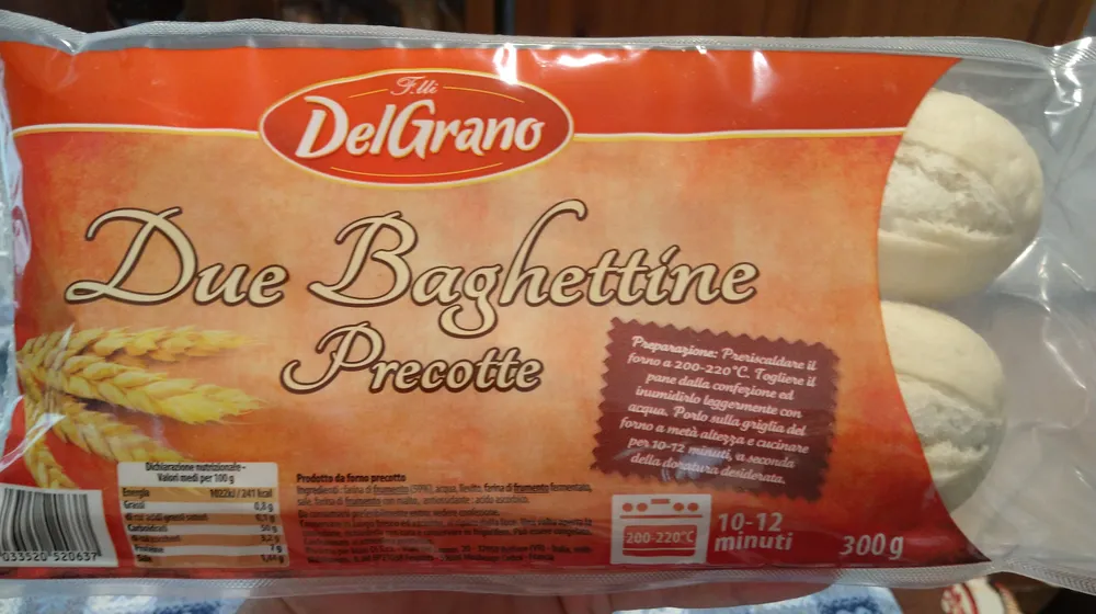 due baghettine precotte