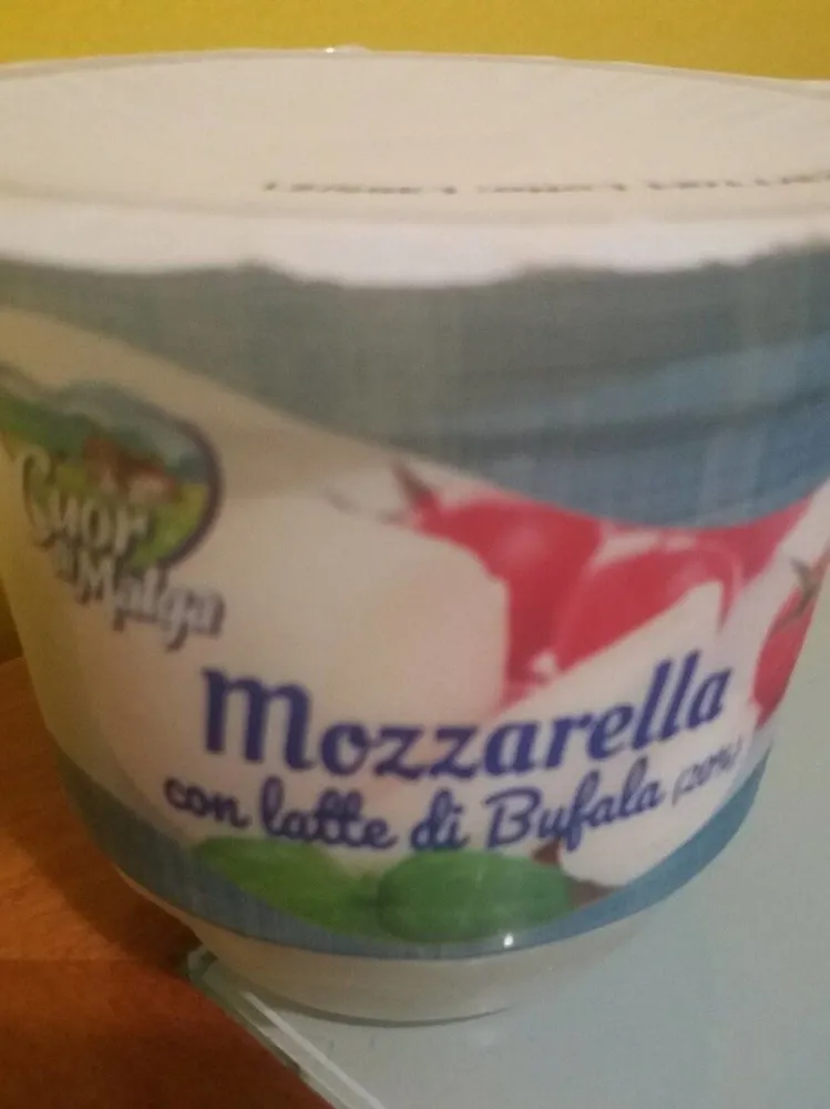mozzarella con latte di bufala