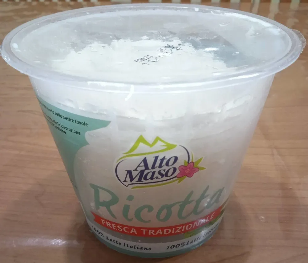 Ricotta fresca tradizionale alto maso