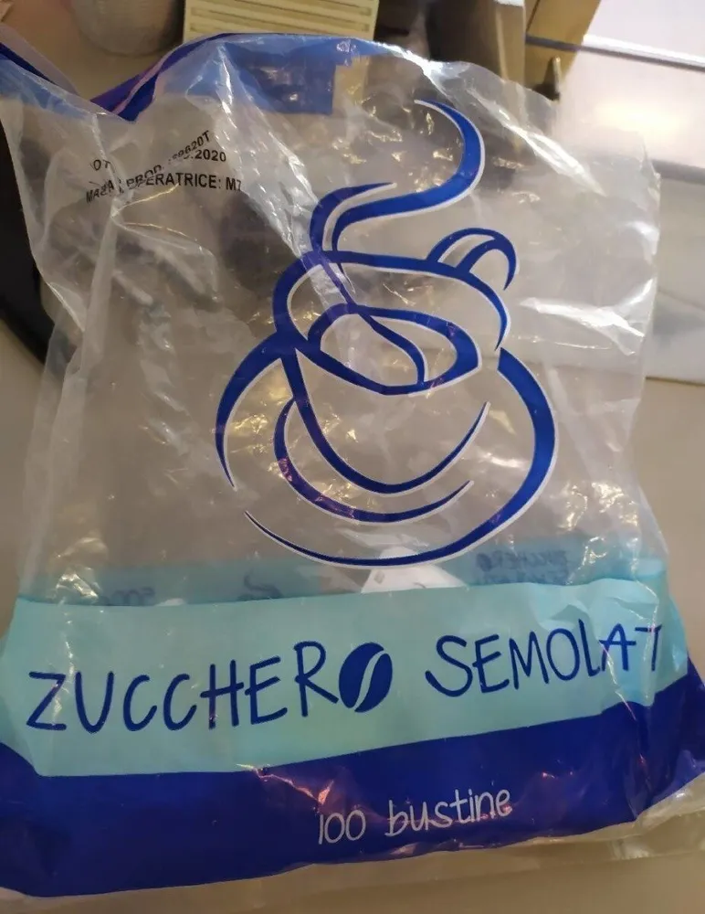 Zucchero semolato in bustine