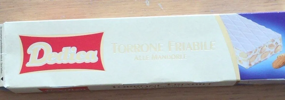 Torrone friabile
