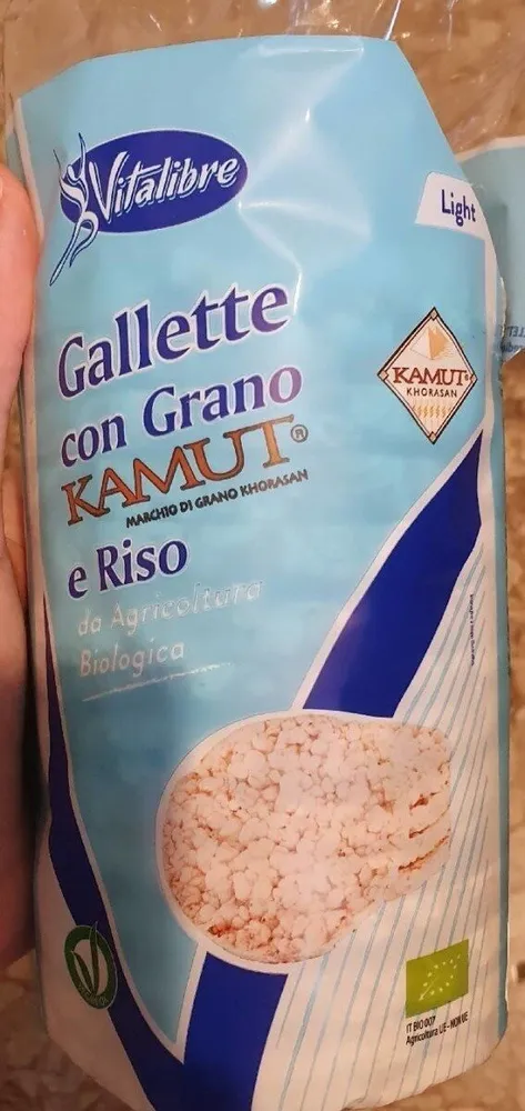 Gallette con grano kamut e riso