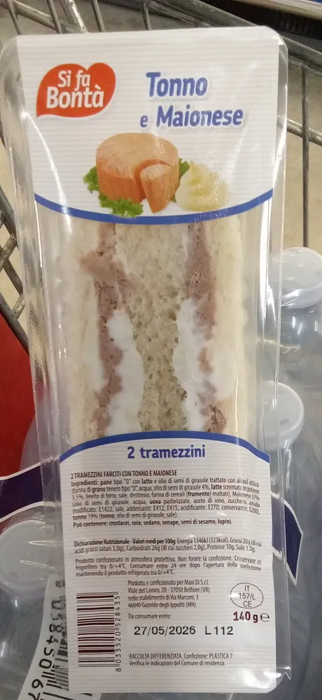 Tramezzino tonno&maionese