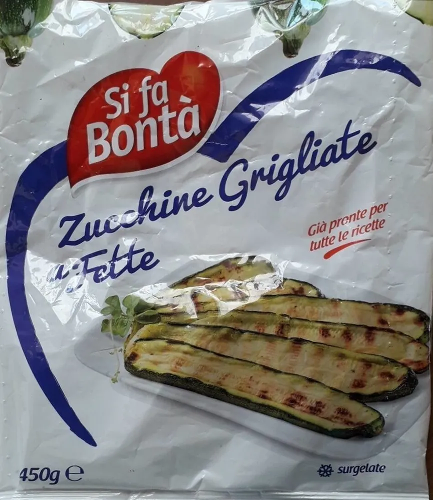 Zucchine grigliate a fette