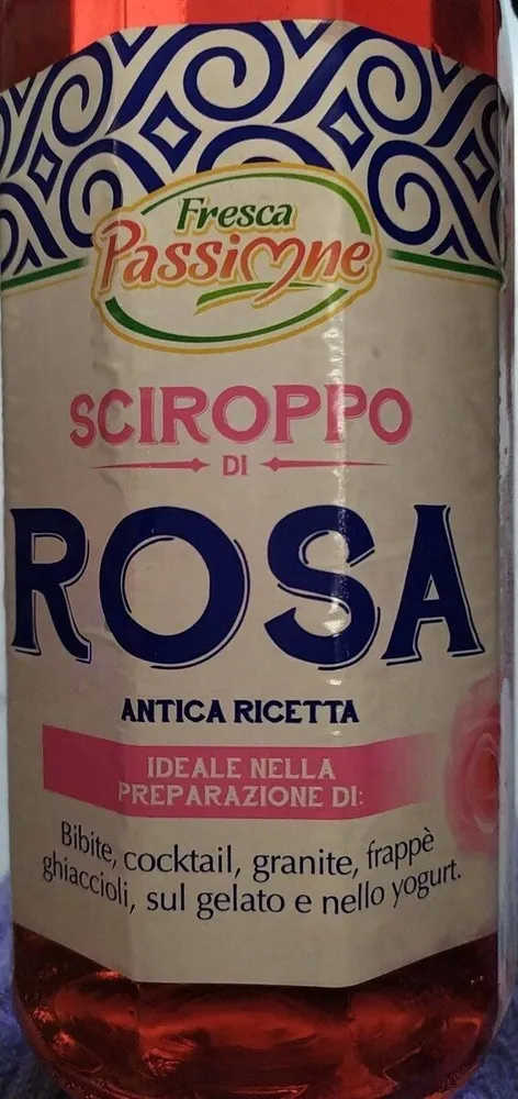 Sciroppo di rosa