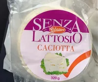Caciotta senza lattosio
