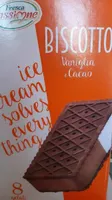 Gelato biscotto vaniglia e cacao