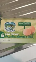 Cuor di malga uova fresche