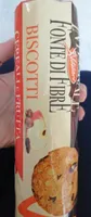Biscotti cereali e frutta integrale fonte di fibre