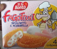 Fagottini prosciutto e mozzarella