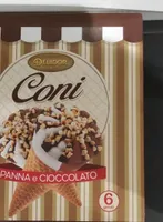 Cono panna e cioccolato