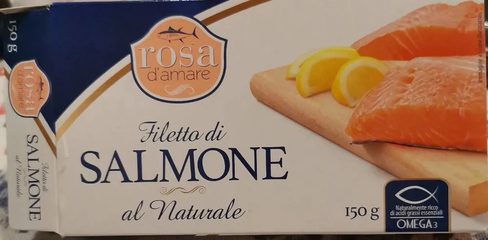 Filetto di salmone al naturale