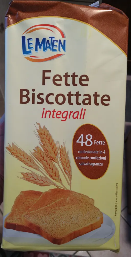Fette biscottate integrali