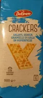 Crackers salati, senza granelli di sale in superficie