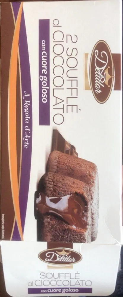 2 soufflè al cioccolato con cuore cremoso