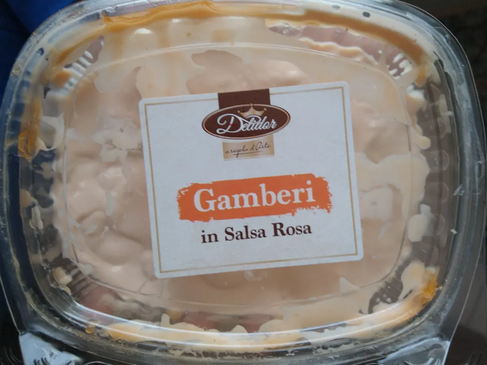 Gamberi in salsa rosa