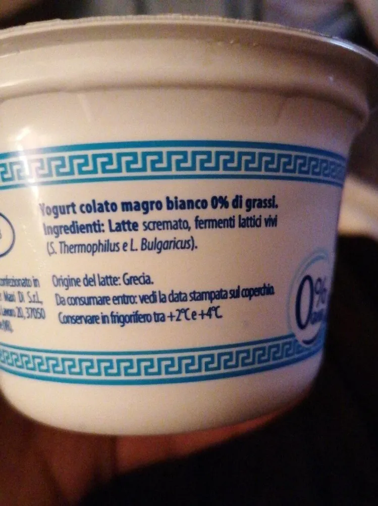 Yogurt greco