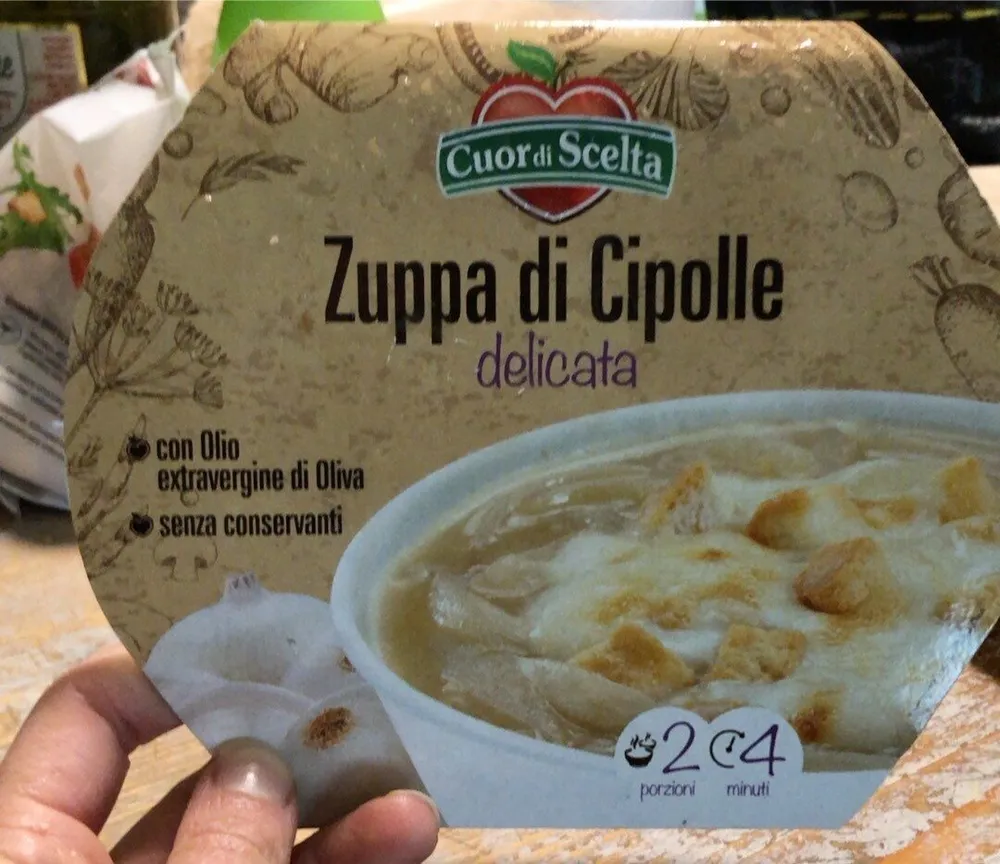 Zuppa di cipolle delicata