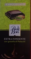 Extra fondente con granella di pistacchi
