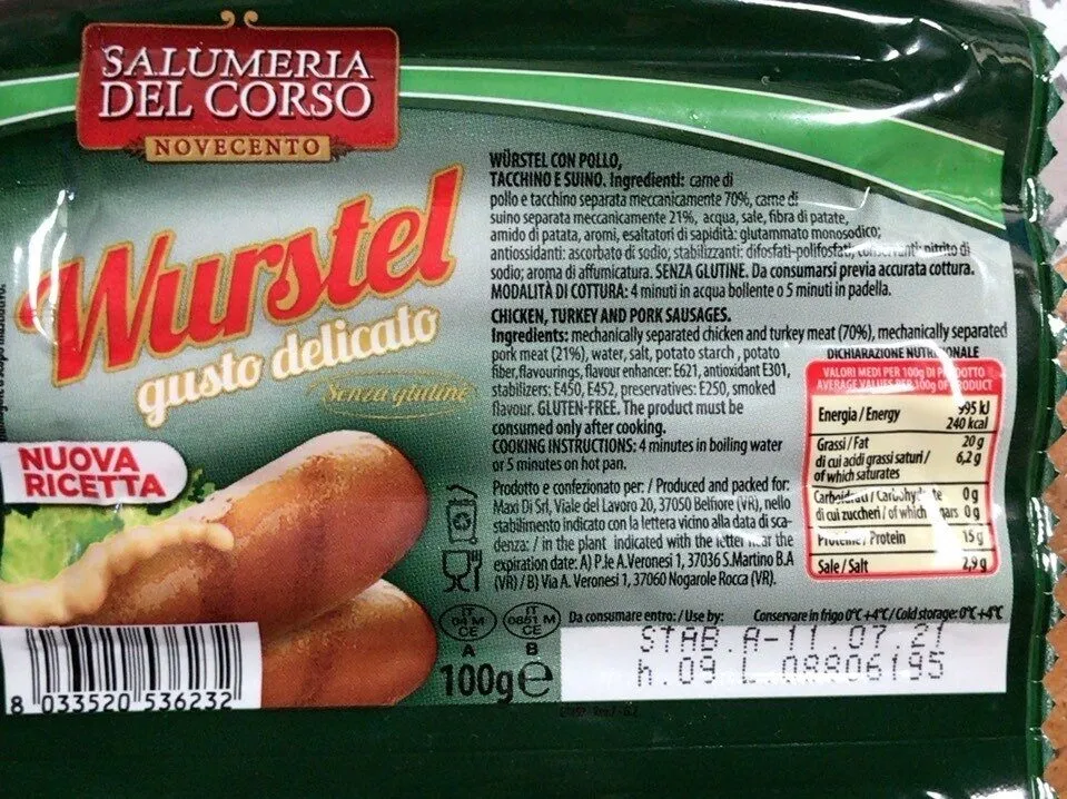 wurstel gusto delicato